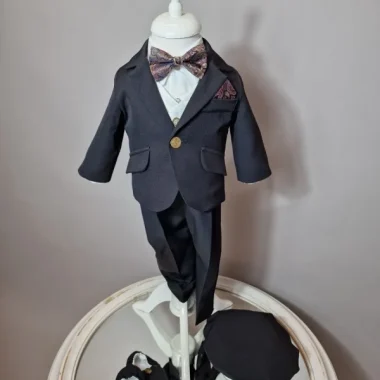 Trusou botez fetiță Maria personalizat elegant cu cufăr