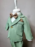 Costum botez Luca 7 piese – Eleganță și confort pentru micuțul tău
