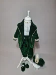 Costum botez Micul Prinț 5 piese catifea – Eleganță pentru bebeluși