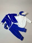 Costum botez Micul Prinț 5 piese catifea – Eleganță pentru bebeluși