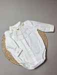 Costum botez Micul Prinț 5 piese catifea – Eleganță pentru bebeluși