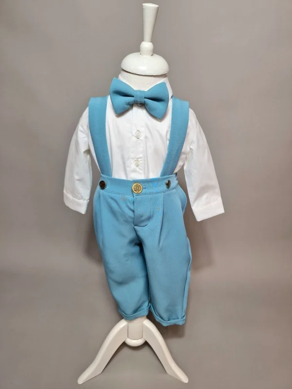 Costum botez Oliver cu aripi de înger – Set elegant 4 piese 3 Costum botez Oliver cu aripi de înger – Set elegant 4 piese 3