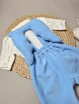 Costum de botez cu aripi de înger Filip – Set elegant băieți 4 piese