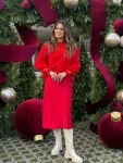 Fustă damă satin Dalma – fustă midi elegantă cu talie elastică 5