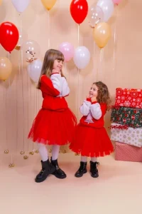 Fustă din tulle pentru fete – model elegant cu 3 straturi