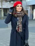 Palton damă din stofă Victoria – Elegant, călduros, lână 80%