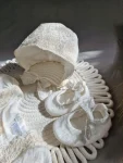 Rochița de botez Coco – Eleganță boemă și confort premium pentru fetițe