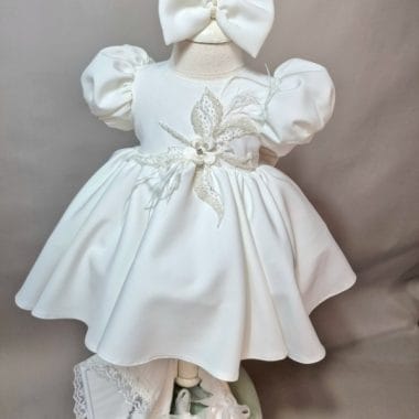 Rochiță de botez Nadia elegantă – livrare rapidă România