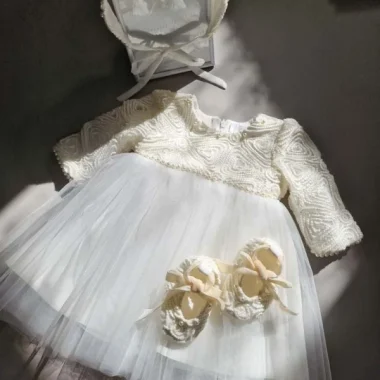 Rochiță botez Oly elegantă – livrare rapidă România