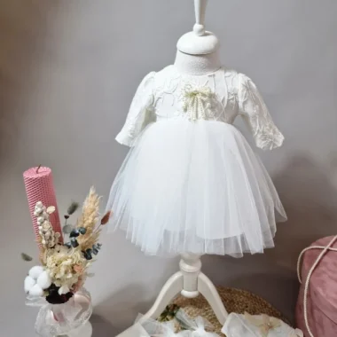 Rochițe botez Margot elegante – livrare rapidă, fabricat RO