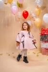 Rochiță fetițe Amelia din bumbac – fustă bufantă, eleganță premium
