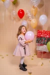 Rochiță fetițe Amelia din bumbac – fustă bufantă, eleganță premium