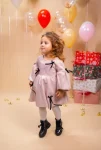 Rochiță fetițe Amelia din bumbac – fustă bufantă, eleganță premium