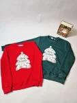 Set bluze cuplu de Crăciun Noel din bumbac – cadoul perfect pentru sărbători