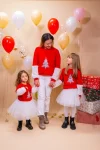 Set bluze de Crăciun mamă fiică – Bumbac moale cu imprimeu