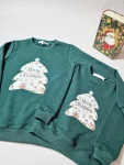 Set bluze familie de Crăciun Anais – bluze asortate familie, festive și confortabile