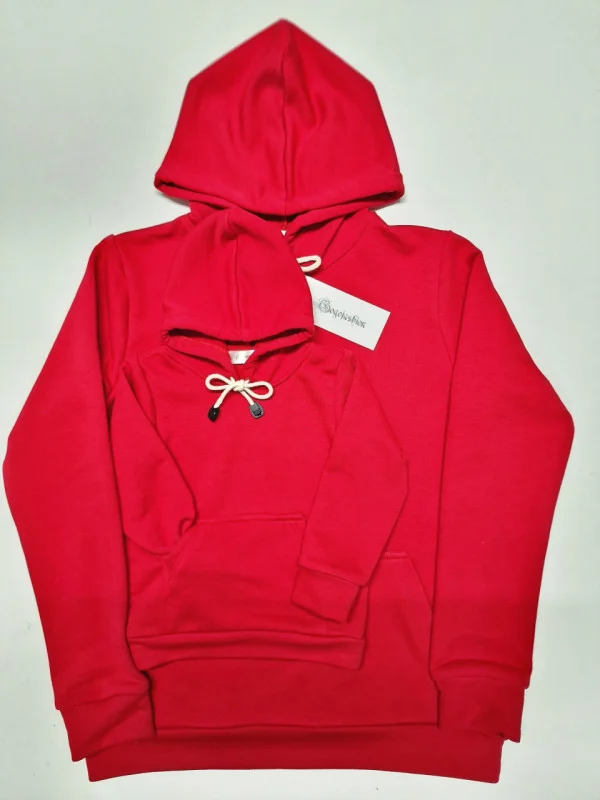 Set hanorace mamă fiu Robin din bumbac premium – confort și stil zilnic 2