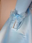 Set rochii mamă fiică Cristaline din tafta fină – eleganță regală, design premium