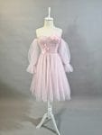 Set rochii mamă fiică roz din tulle Ilinca – Eleganță și rafinament