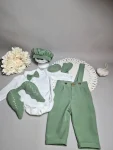 Trusou botez băieți Verde Olive Anton