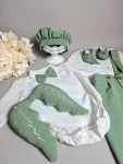 Trusou botez băieți Verde Olive Anton