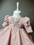 Trusou botez complet Rosalia – Set botez elegant fetiță, 12 piese