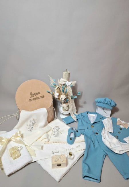 Trusou botez complet băieți Albert – Set elegant cu 4 piese