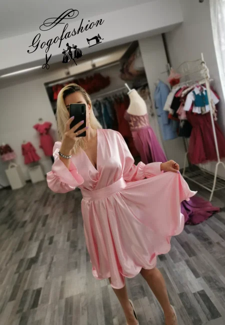 Rochie elegantă din satin Ela