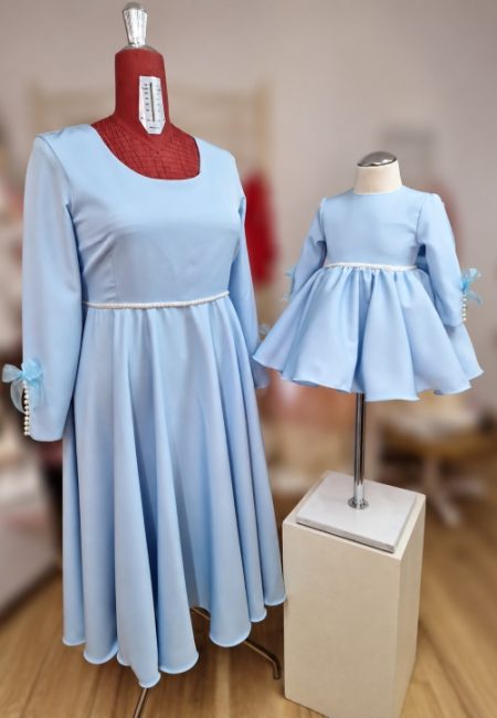 Set bleu mama fiica Avi[1]