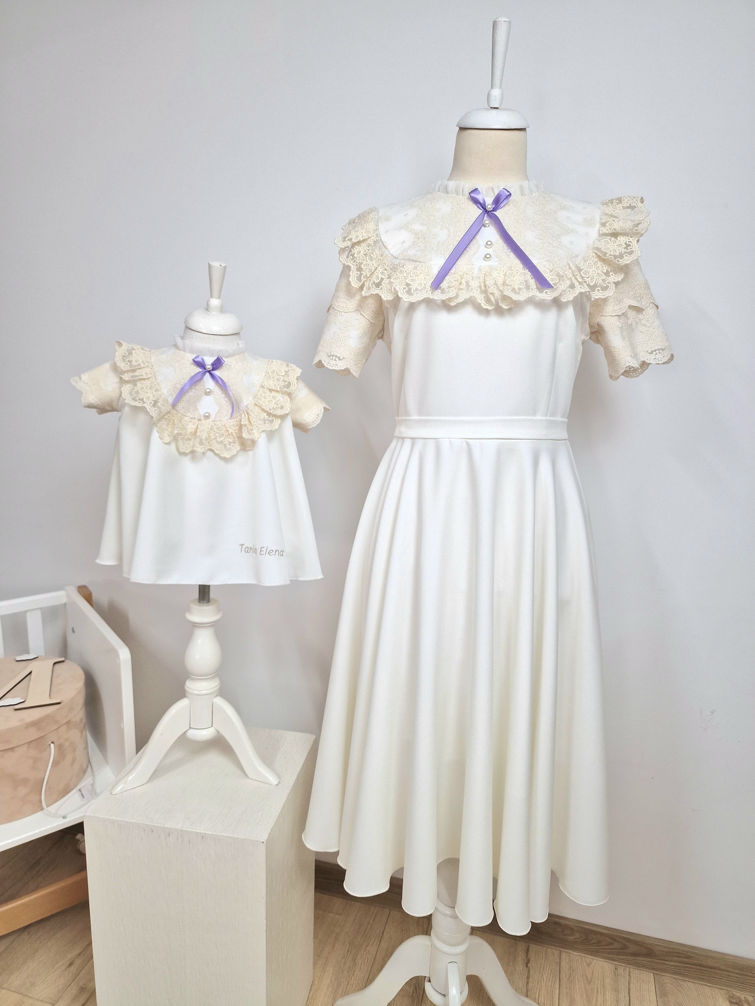 Set rochii mamă-fiică Zaira – eleganță în ținute asortate