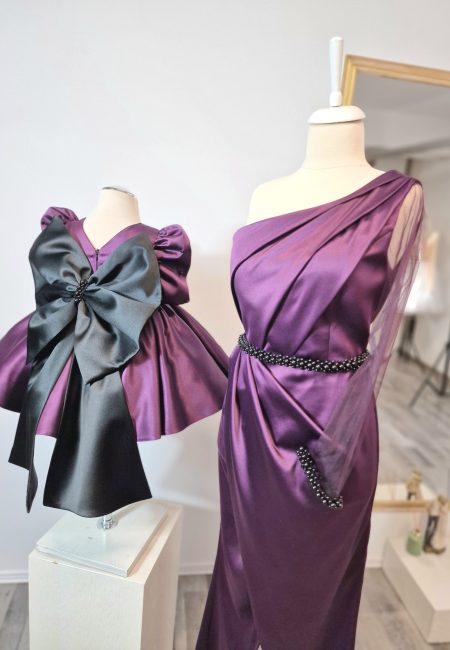 Set rochii mama fiica botez Ami[1]